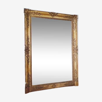 Miroir ancien doré trumeau 121x85cm