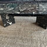 Table basse marbre terrazzo