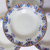 4 vintage hollow plates from the Moulin des Loups and Hamage model St Gast 220519