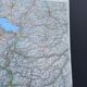 Carte routière Suisses sur tole - 126 x 86,5 cm