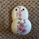 Patère en porcelaine