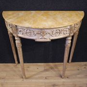 Console en laque italienne de style Louis XVI du 20e siècle