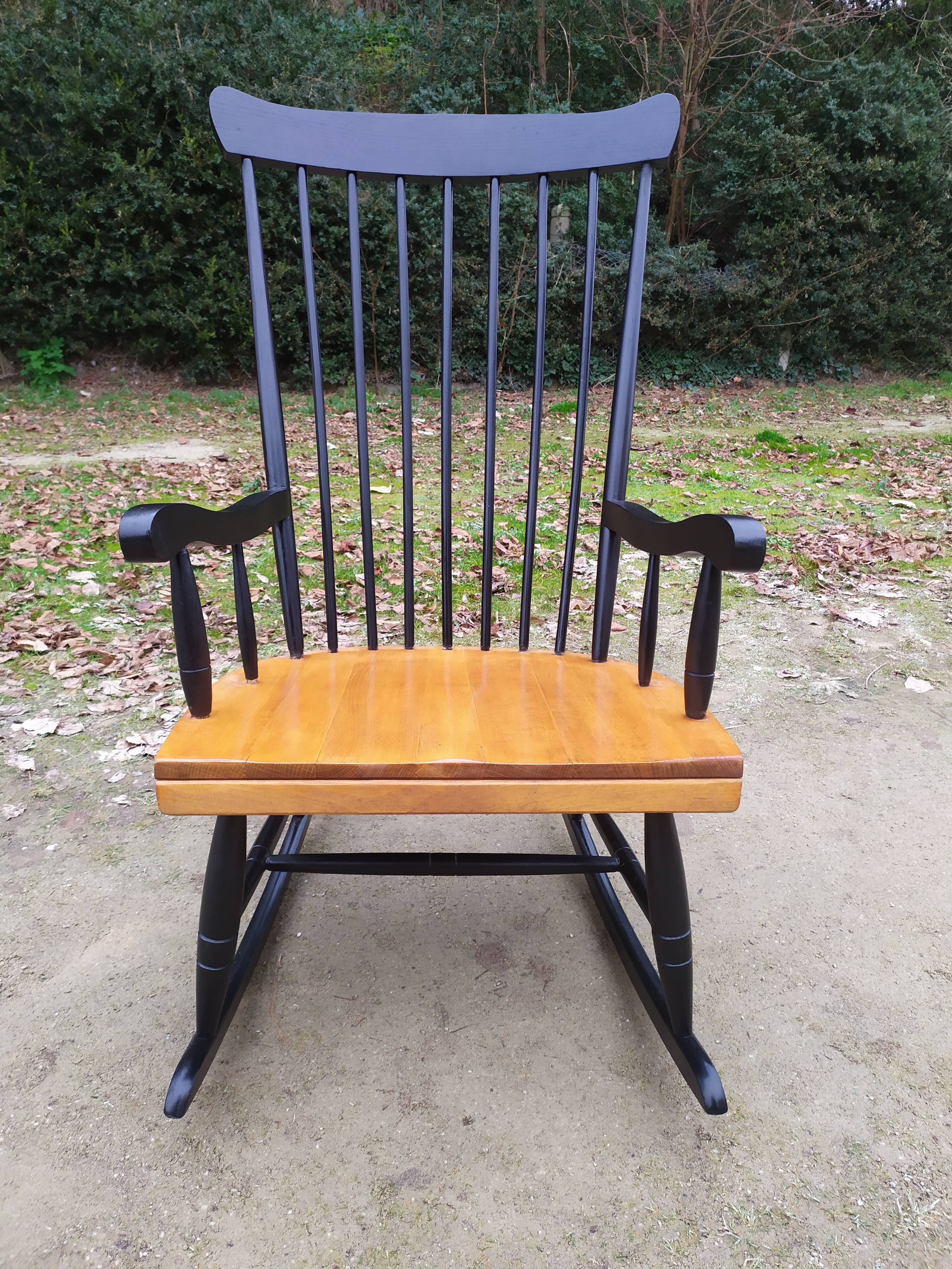 Scandinavian rocking chair 50s-60s