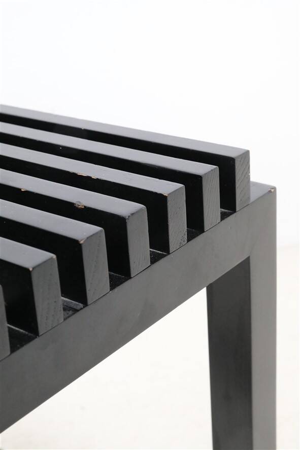 Black "Skagerak" / "Cutter" stool + box by Niels Hvass for Trip Trap / Fritz Hansen