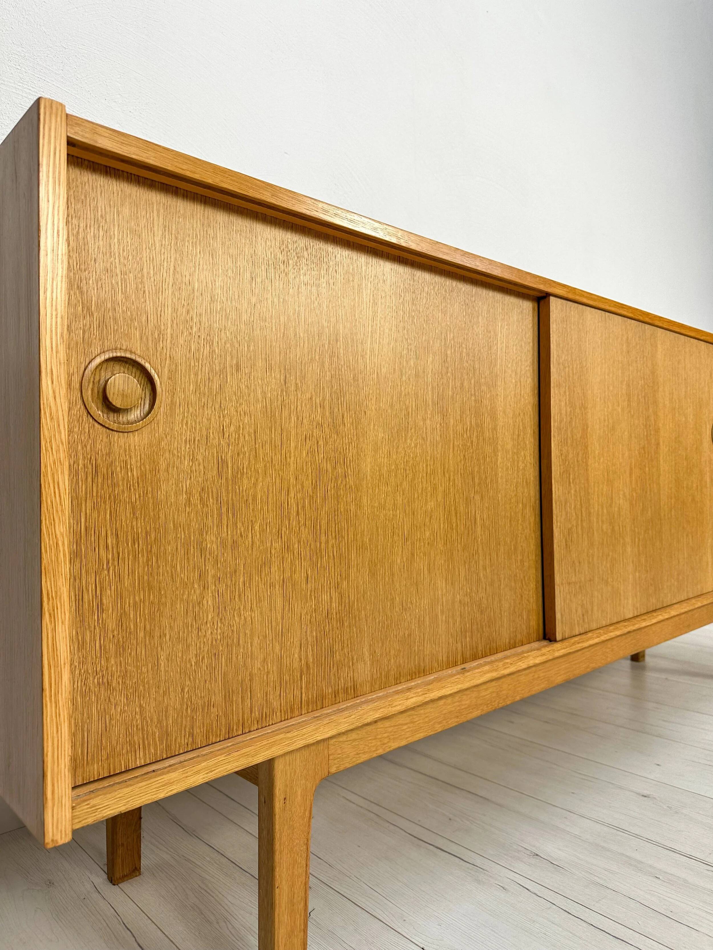 1960s Vintage Scandinavian Erik Wørts for IKEA Oak Sideboard