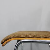 1970s Set of Four Plywood Chairs with Fabric Upholstery , Germany