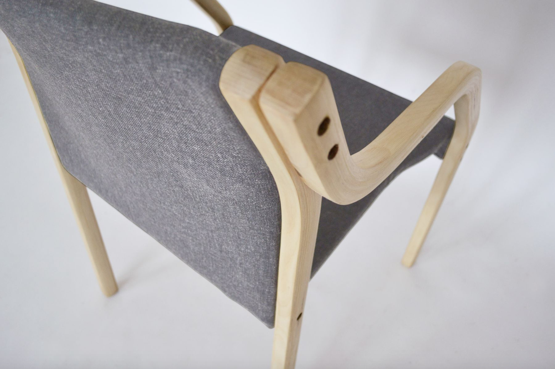 Set of 4 Dining chairs 4550 by Gražina Tulevičienė for Šiaulių Ventos Baldų Fabrikas