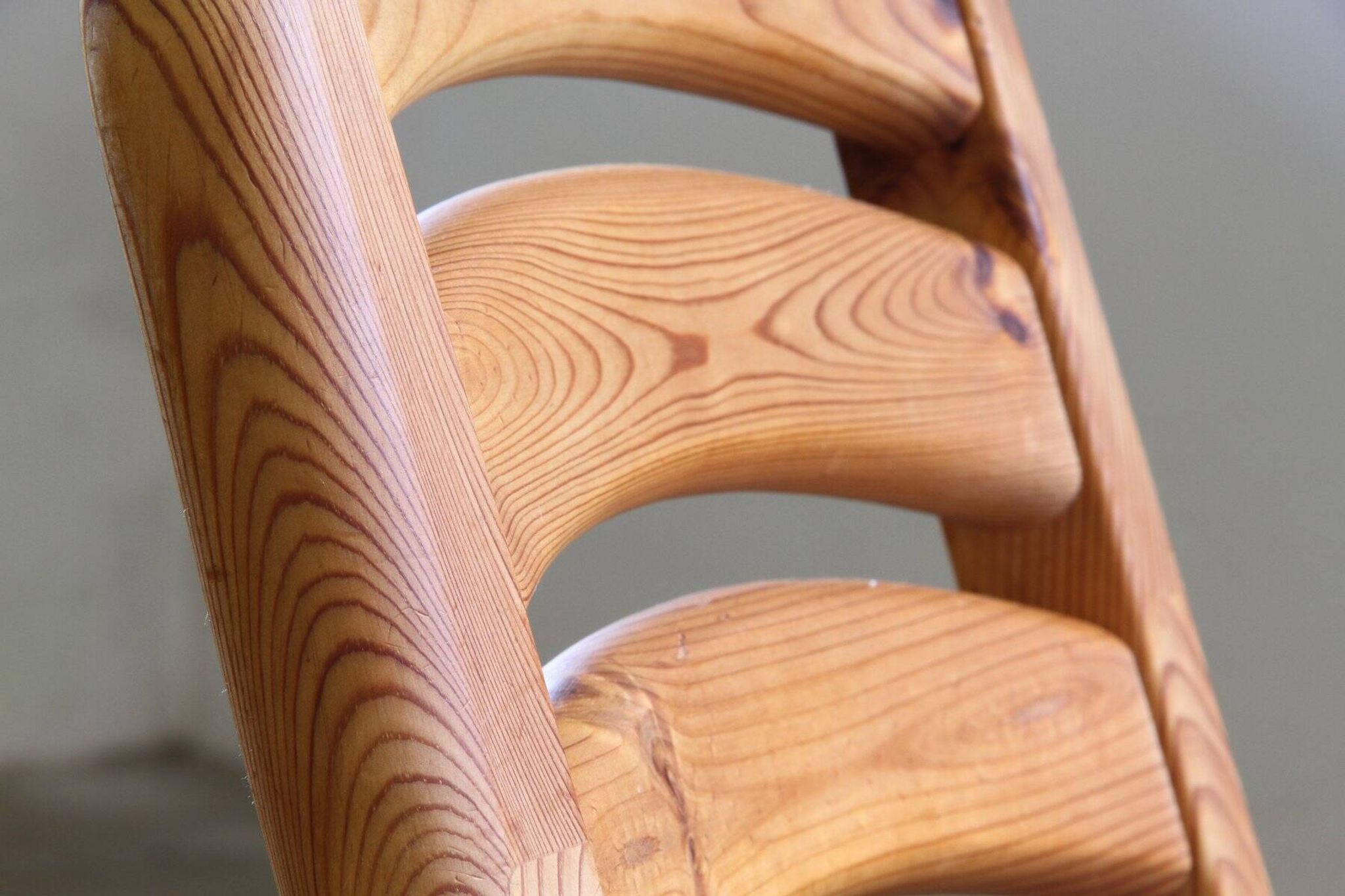 Vintage Danish pine dining chairs att. to Dyrlund, 1970s-1980s, set of 6