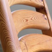 Vintage Danish pine dining chairs att. to Dyrlund, 1970s-1980s, set of 6