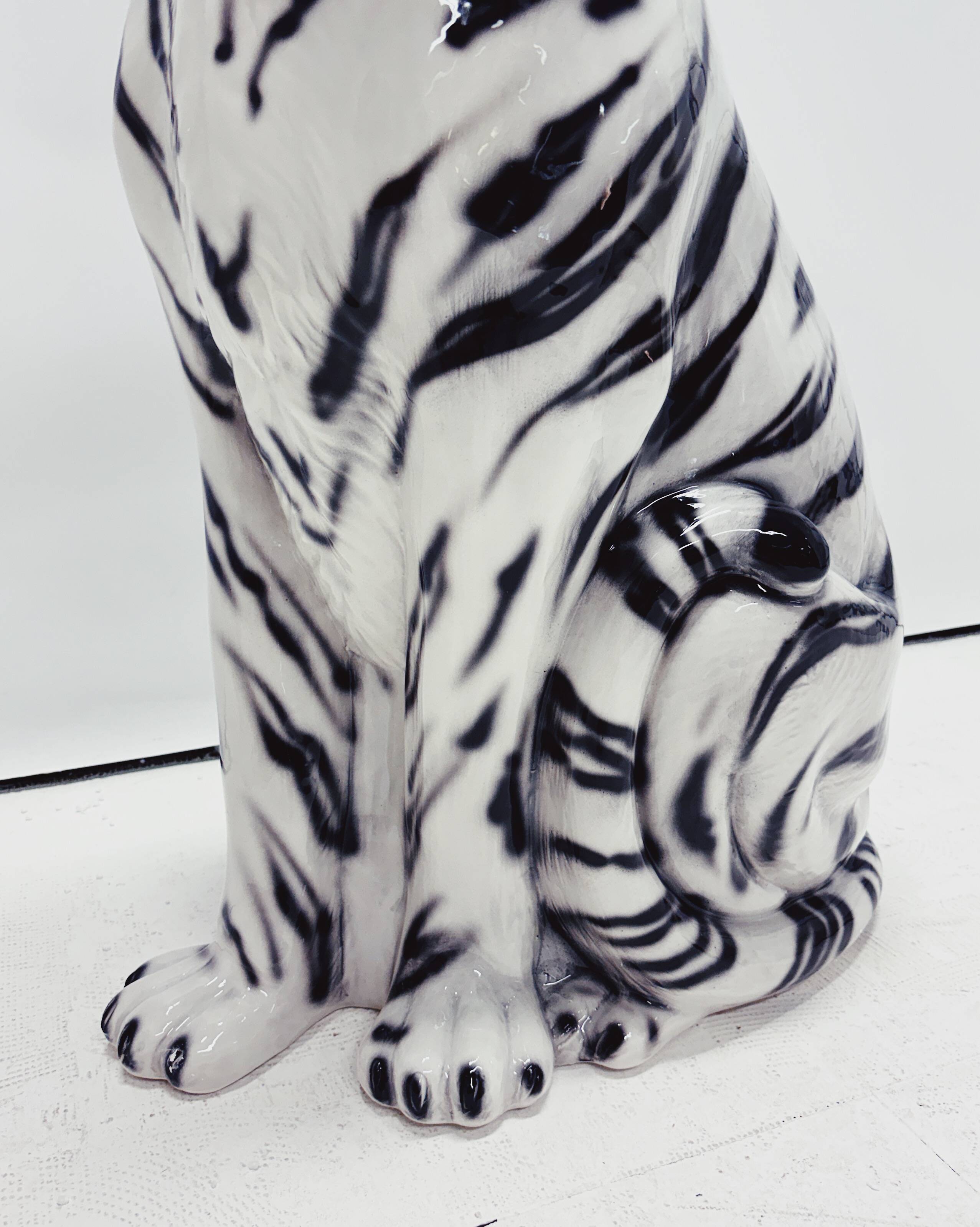 Céramique Tigre Blanc