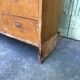 Meuble d'atelier à clapets vintage années 50 en bois