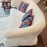 Vintage three-seater sofa