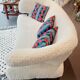 Vintage three-seater sofa