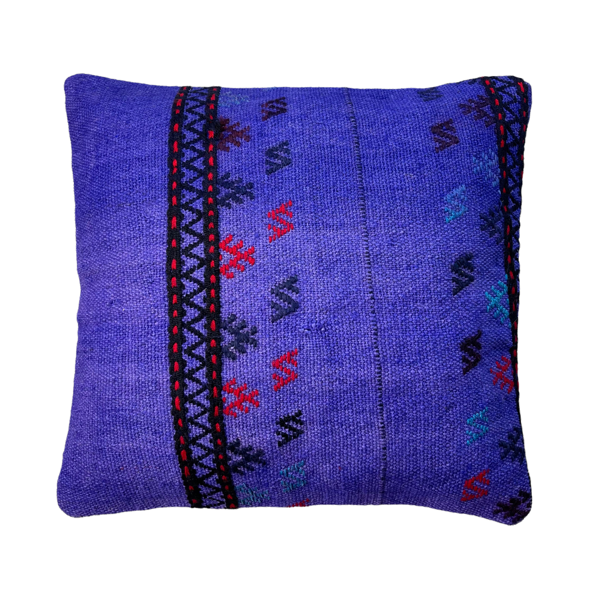 Vintage turkish kilim cushion cover 45 x 45 cm