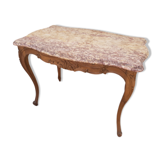 Table Louis XV in walnut