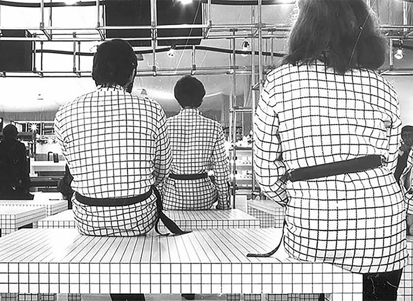 Rare 1st Edition Quaderna Dining Table by Superstudio Italy 1969