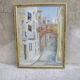 Painting of a Provencal village, southern France