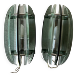 Pair of Veca wall lights from the 70s