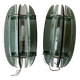 Pair of Veca wall lights from the 70s