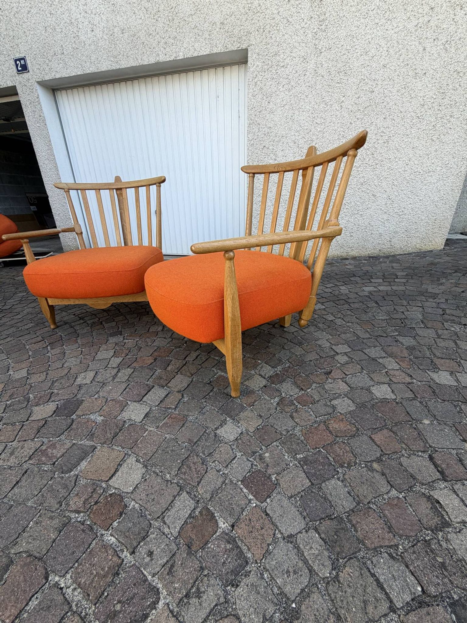 Robert guillerme  & jacques chambron banquette éventail