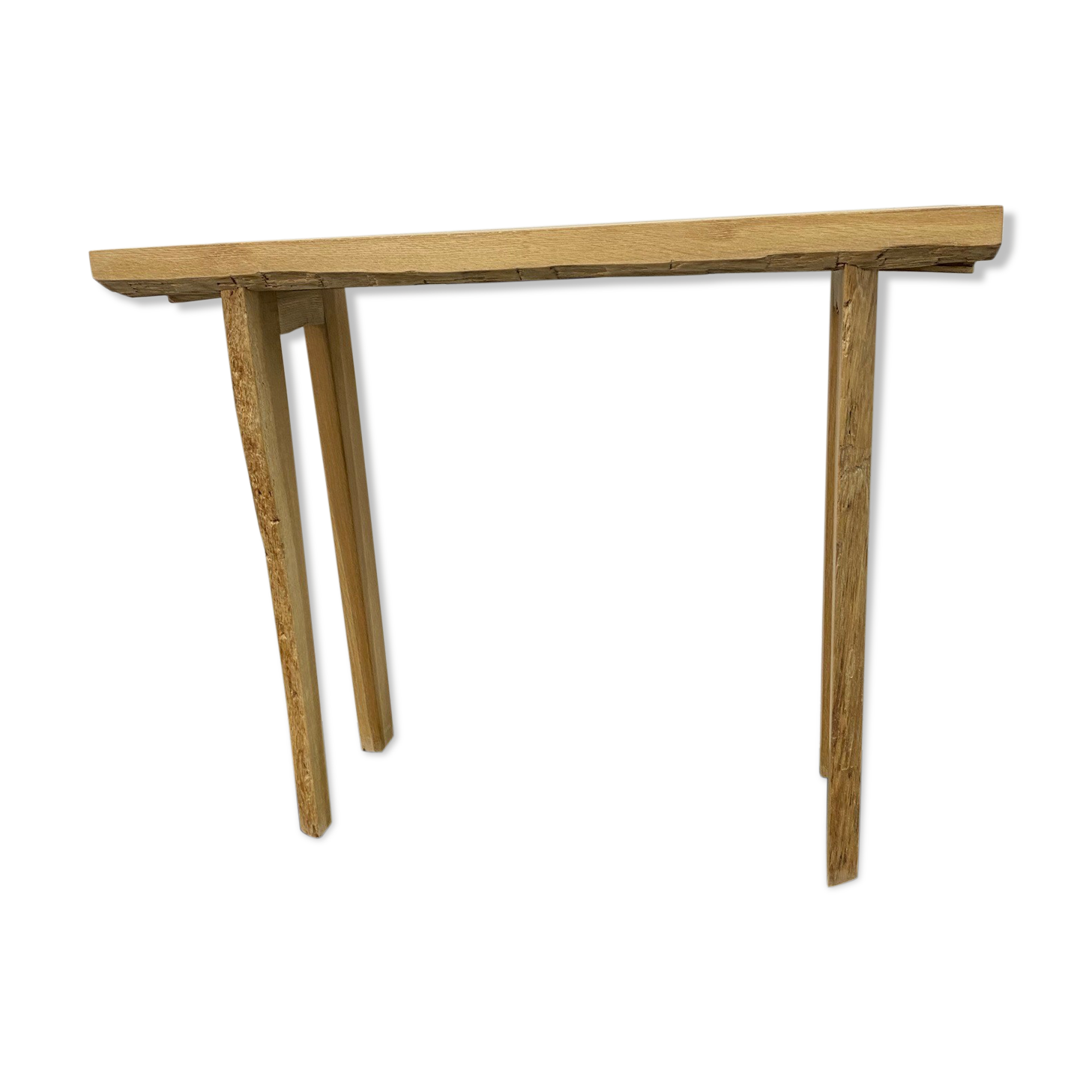 Solid oak console