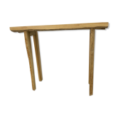 Solid oak console