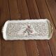 Porcelain cake dish France Emaux de Limoges. Central motif "bird".