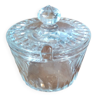 Old Baccarat crystal mustard pot