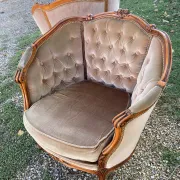 Pair of basket chairs