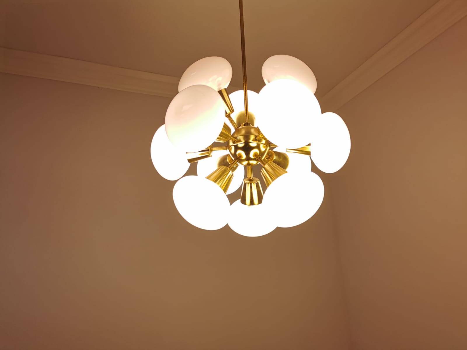Sputnik Chandelier from Kamenický Šenov