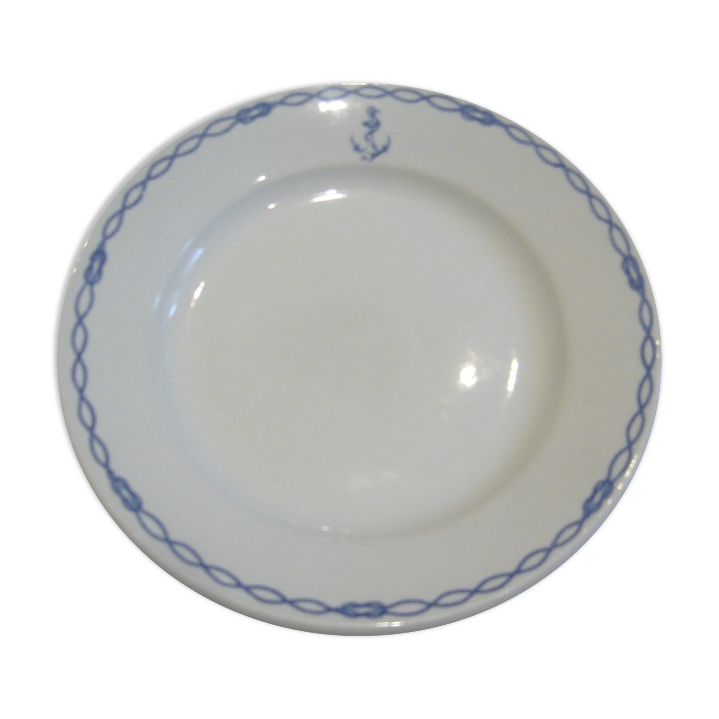 Assiette plate Marine Nationale