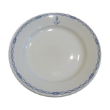 Assiette plate Marine Nationale