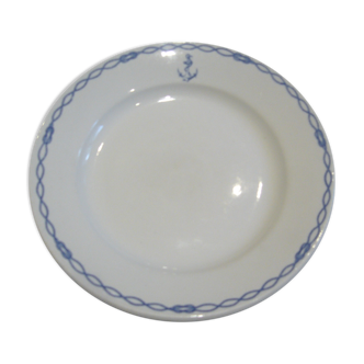 Assiette plate Marine Nationale