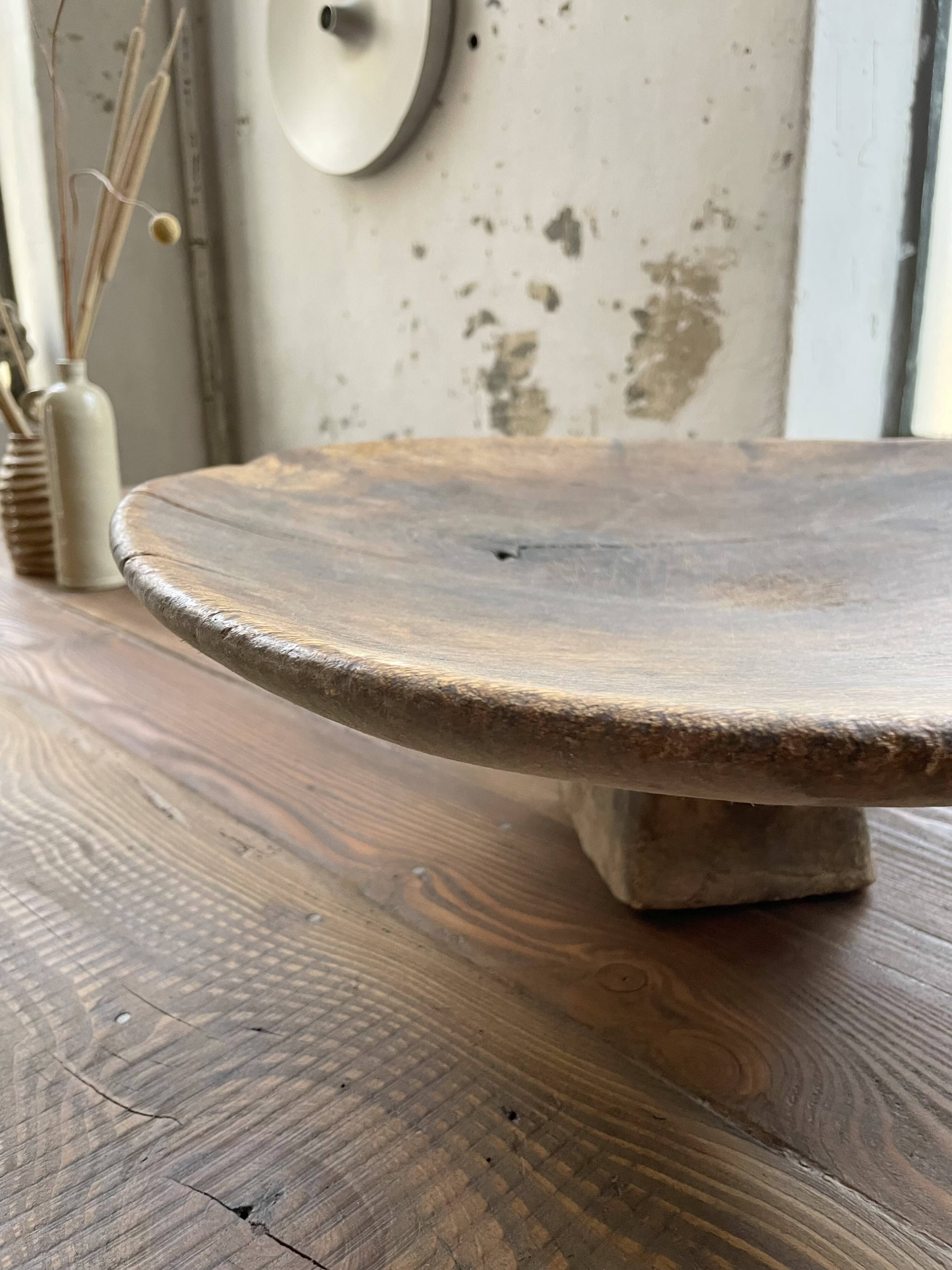 Mid-20th Tuareg wooden dish