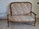 Voltaire 2-seater bench – beautiful wooden structure – to be repersonalised.