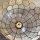 Vintage mother-of-pearl and brass pendant light