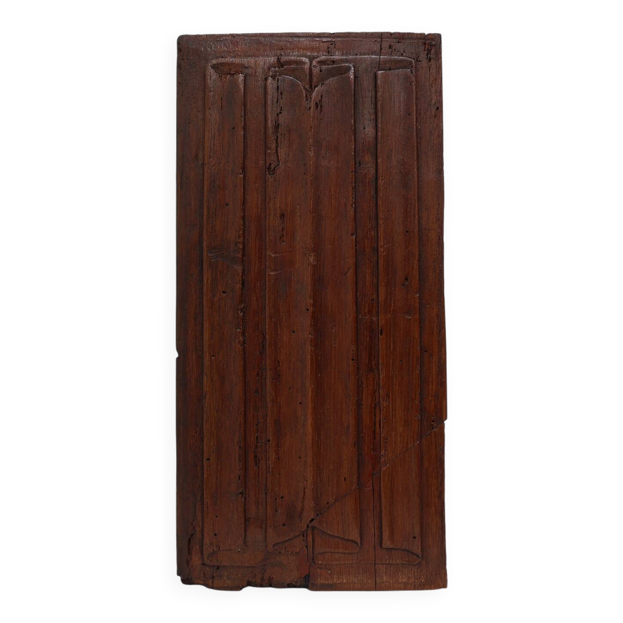 16th Century oak carved Gothic Panel, Belgium