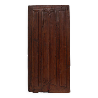 16th Century oak carved Gothic Panel, Belgium