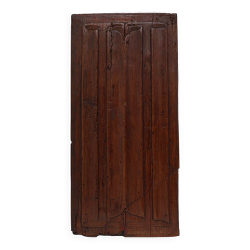 16th Century oak carved Gothic Panel, Belgium