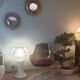 Lampe Holophane sur pied tulipe 1970