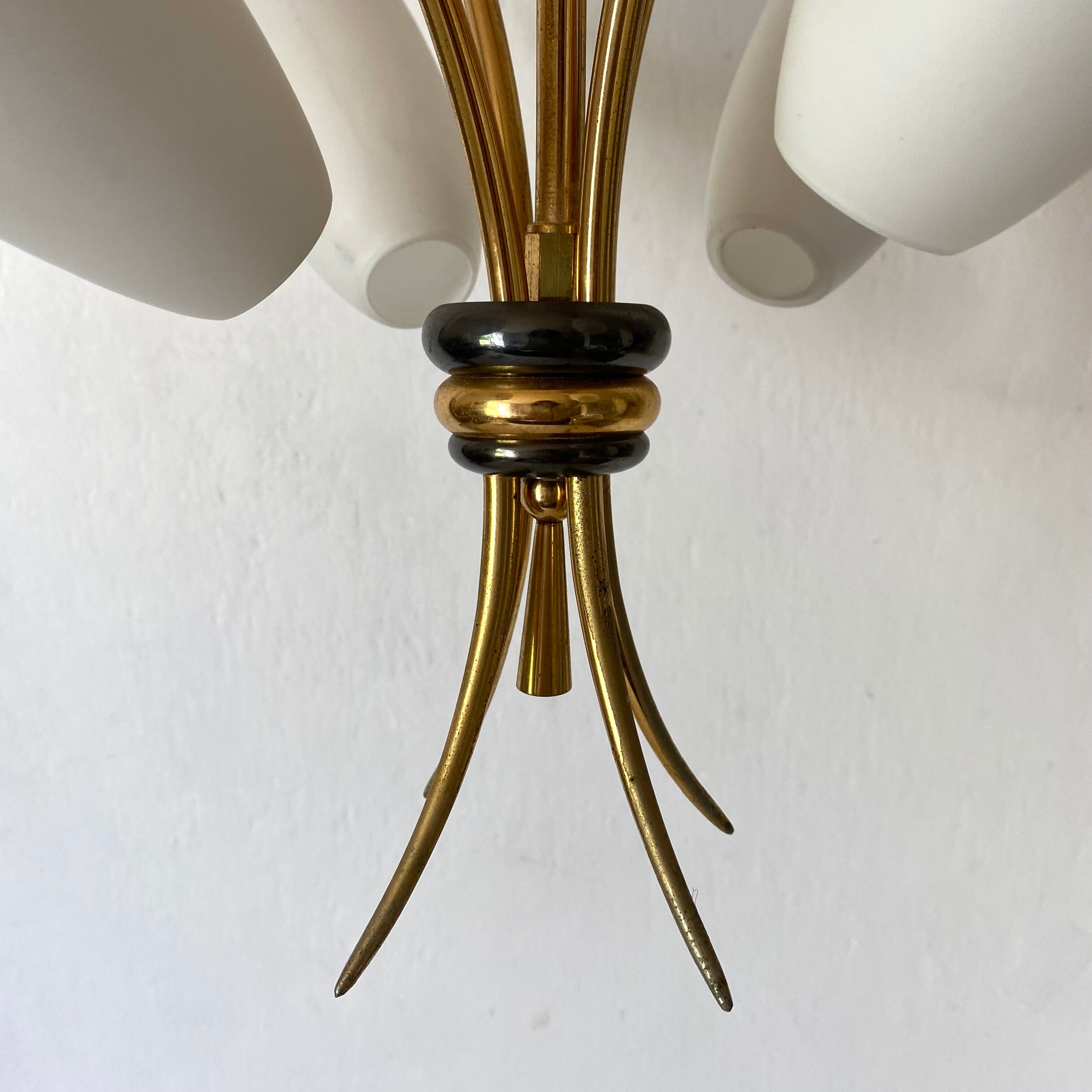 4-light chandelier from the 50s/60s