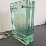 Italian Modern thick glass table lamp from 70s
