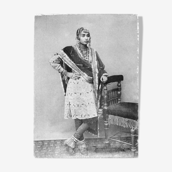 Dancer of the palace of Maharaja Ram Singh II of Jaipur