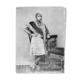 Dancer of the palace of Maharaja Ram Singh II of Jaipur