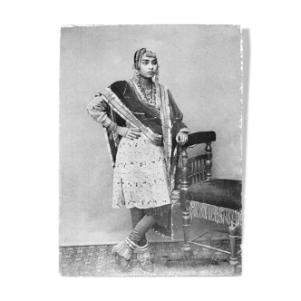 Danseuse du palais du maharaja Ram Singh II de Jaipur