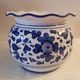 Ceramic cache-pot, stamped Capri