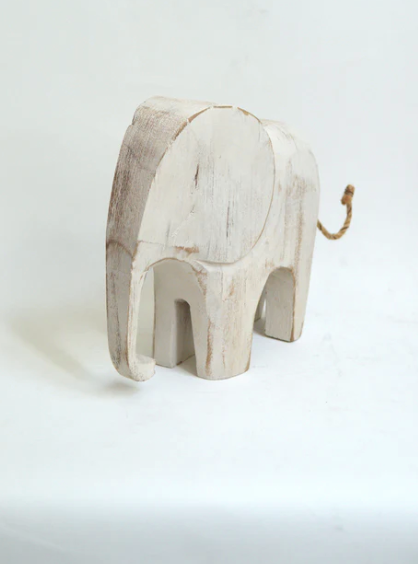 Wooden elephant