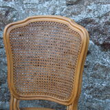 Louis XV style canned chairs molded