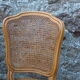 Louis XV style canned chairs molded