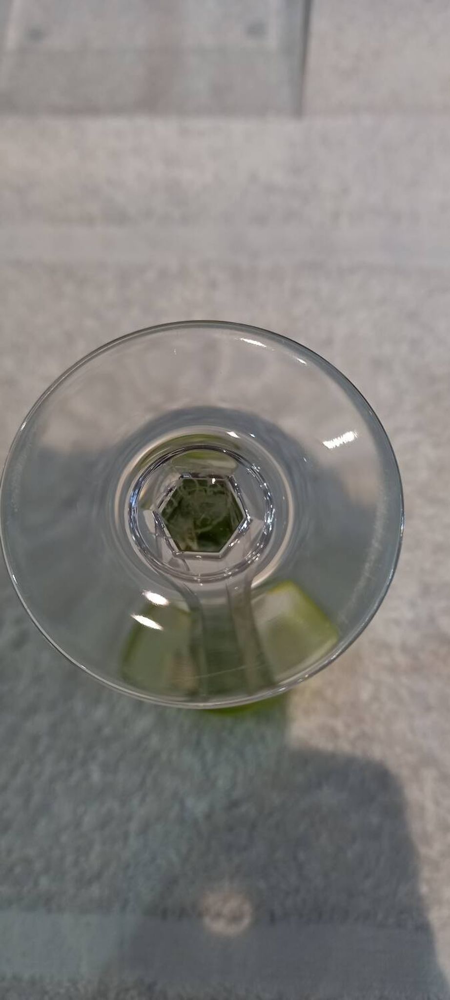 Verre à liqueur cristal Baccarat genova double vert chartreuse